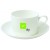 Stirling cup & saucer set : White